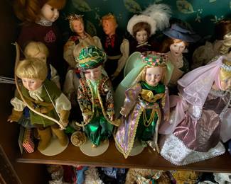 Franklin Mint Heirloom Porcelain Dolls