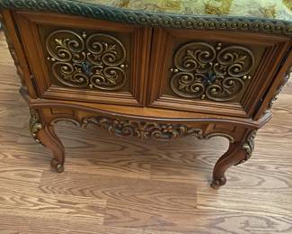 Vintage Italian Gilded Mirror Occasional Table