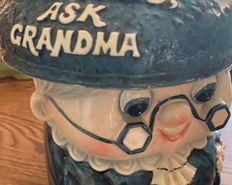 Enesco If All Else Fails Ask Grandma Cookie Jar