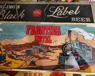 Vintage Beer Hotel Lighted Signs