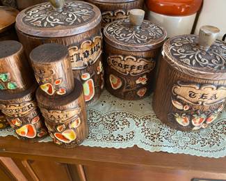 Treasure Craft Canisters, Salt Pepper