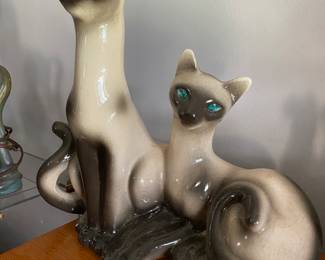 Mid Century Siamese TV Lamp