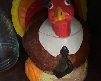 American Ceramic Large Turkey Cookie Jar