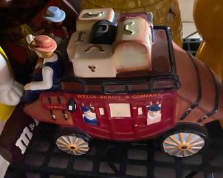 Stagecoach Cookie Jar