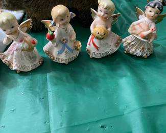 Vintage Lefton Month Angels