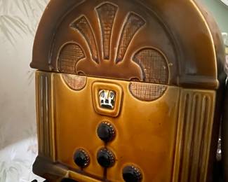 Old Fashioned Radio Cookie Jar