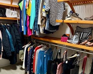 CLoset is packed with all sizes and a ton of designer goods! Brahmin to Max Mara