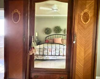 Antique wardrobe - the storage in this piece is unreal