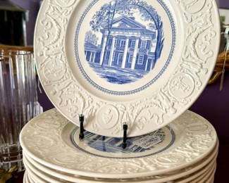 Complete set of vintage Wedgwood UVA plates