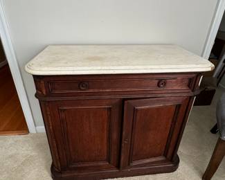 Antique marble top dresser/chest - perfect size for any room