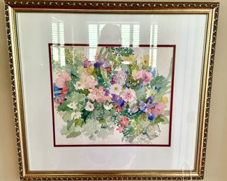 Original watercolor by local artist