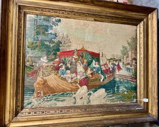 Giant Needlepoint art from the early 1800's
