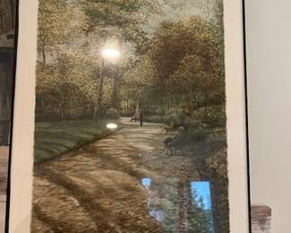 Harold Altman original signed Lithograph