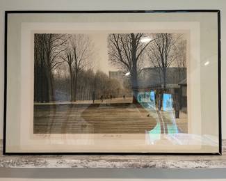 Harold Altman original signed Lithograph