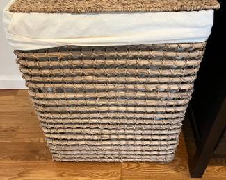 rattan hamper