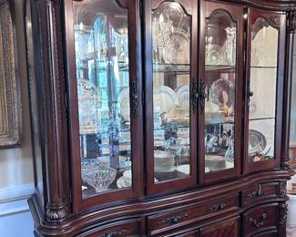 Lighted china cabinet