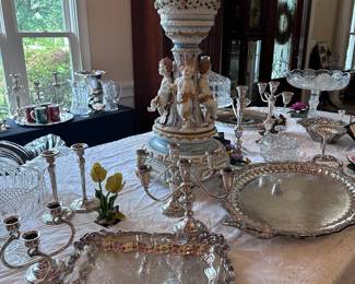 Silver plate & Sterling Silver pieces