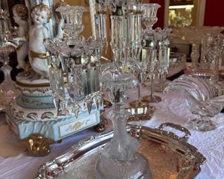 Crystal candelabra 