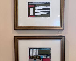 "Gee's Bend" quilt paintings by Carol Barksdale