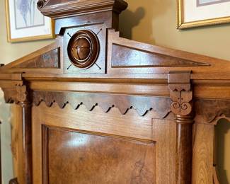 Detail of antique bed