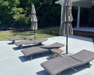 Patio lounge chairs