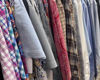 Large and extra large men's clothing