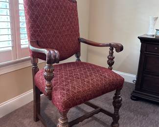 Upholstered side chair