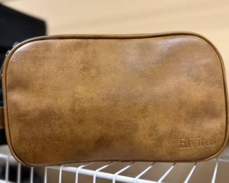 Leather dopp kit