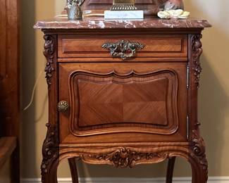 Marble top cabinet