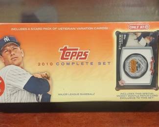 2010 TOPPS SET. FACTORY SEALED WITH RARE MICKEY PATCH CARD