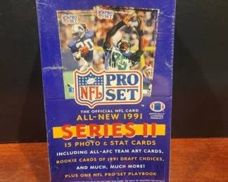  PRO SET NFL WAX BOX. FACTORY SEALED.