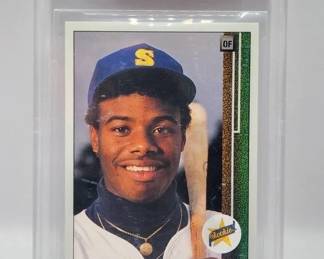 1989 KEN GRIFFEY JR ROOKIE. BECKETT GEM MINT 9.5.