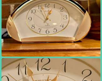 Seiko "bean" Atomic style mantle/desk clock.