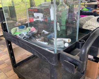 Aquarium & rooing cart