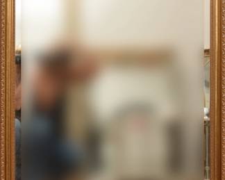 Large Decorative gold framed floor mirror