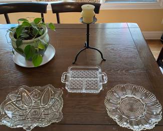 Selection of Early American Pressed Glassware