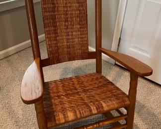 Wicker rocking chair