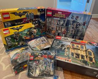 Batman and Marvel Lego Sets