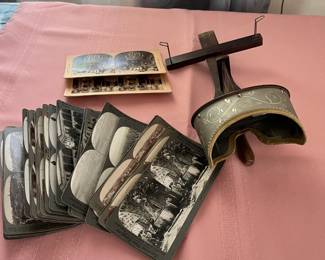 1904 stereoscope. 24 cards. Antique 