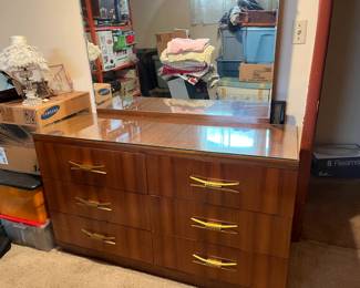 Vintage dresser with mirror