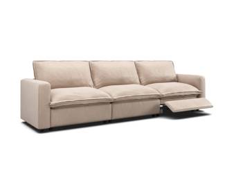 $7500 USD       Homebody Beige Shell 3 Seat Sectional w 3 Recliners Sofa Couch FFE258-17    Level up your lounge time with a premium quality couch that redefines what it truly means to be comfortable. Proudly featuring layered cushioning, complete modularity, edgeless design, and other thoughtful additions, the Homebody Couch is an upgrade in every way — and your new favorite place to sit, snooze, and snack. You found what you are looking for if it's a pet-friendly couch. The pale beige fabric has a suede-like texture that is easy to clean. And all Homebody couches have soft cushions that are filled with plush down. The arms have no hard edges making it a perfect couch for sitting, lying, reading and napping. This item includes three recliners.  

Dimensions: 129.5" W x 38.5" D x 37" H

Weight: 516 lbs

Condition: New.  Open.  Not in original packaging.

Local pick up Gaithersburg, MD 20879.  Contact us for shipper suggestions.