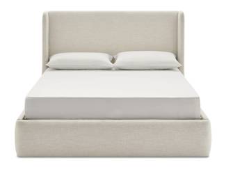 $0 USD      Castlery Upholstered Linen Color Dalton Storage King Size Bed Beach FFE258-12     Designed with a wingback headboard and roomy drawers, Dalton's platform silhouette brings form and function to the bedroom.
Dimensions: 87.2 x 89.8 x 47.2"H
Weight: 280 lbs
Condition:  New with some damage
Local pick up Gaithersburg, MD  20874.  Contact us for shipper suggestions