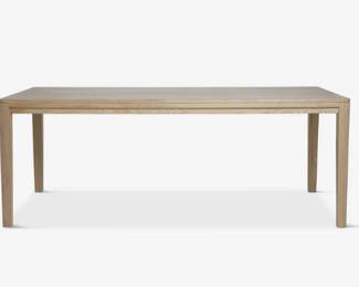 $1400 USD      Lulu & Georgia Reese Mid Century Modern Style Solid Wood Dining Table FFE258-5     With its natural finish and streamlined silhouette, the mid century modern Reese Dining Table is a tailored centerpiece for your dining area. Crafted from solid mango wood, the natural variations of the grain give it such rich character. This rectangular wooden dining table's understated look lets you complement it with patterned rugs, upholstered chairs, and eye-catching dinnerware.  Material: Oak Wood 

Dimensions: 82"W x 38"D x 30"H

Weight: 96 lbs

Condition: New.  Assembled.  Not packaged.  

Local pick up Gaithersburg, MD.  Contact us for shipper suggestions.