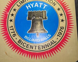 Hyatt Bicentennial Billiard Balls