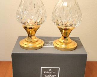 Waterford Crystal Hurricane Candleholders