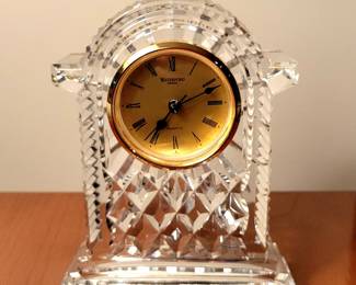 Waterford Crystal Carriage/Mantle Clock