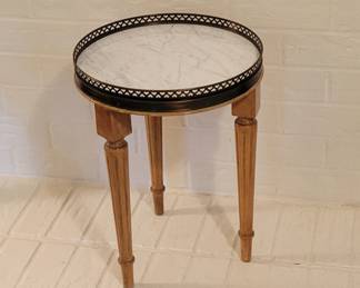 Marble Top Accent Tea/Side Table
