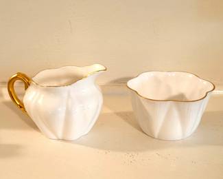 Shelley Creamer and Sugar 