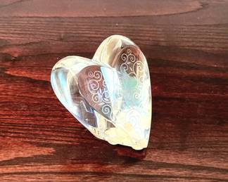 Baccarat Crystal Heart