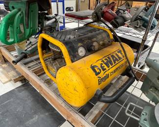 Miter saw, DeWalt air compressor